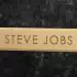 Inscription on the stand Steve Jobs