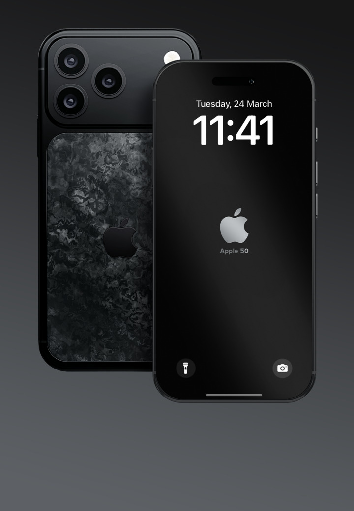 Caviar Screen Design Black Apple