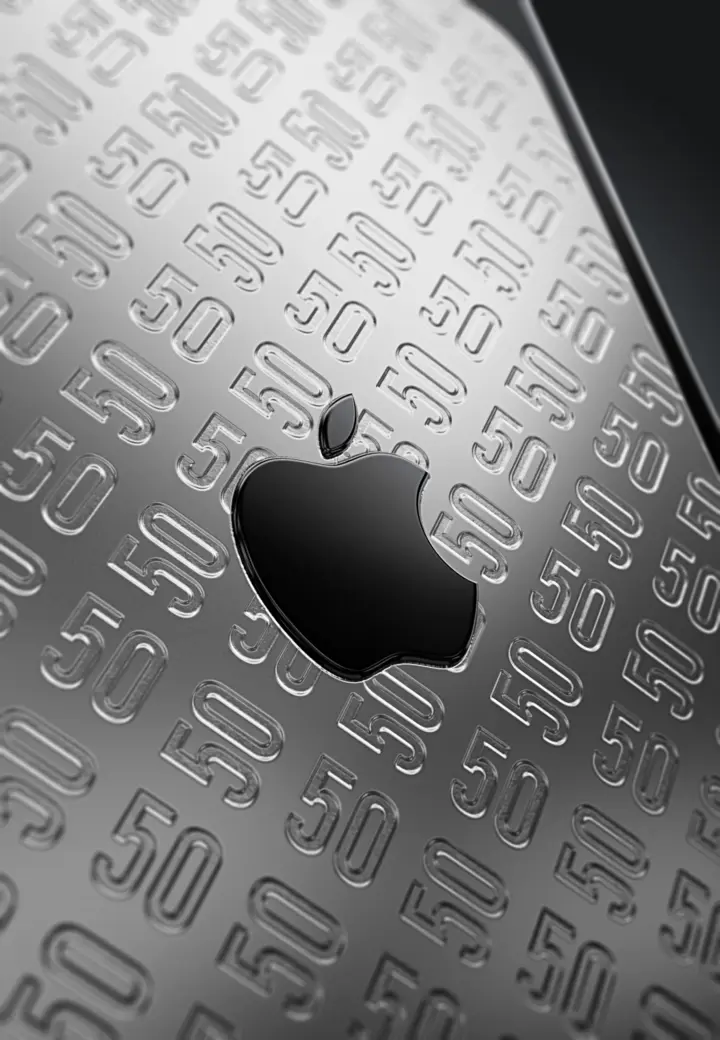 Apple Logo Black Moon