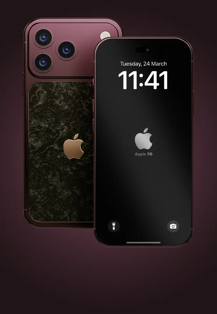 Custom Caviar Wallpaper Dark Red