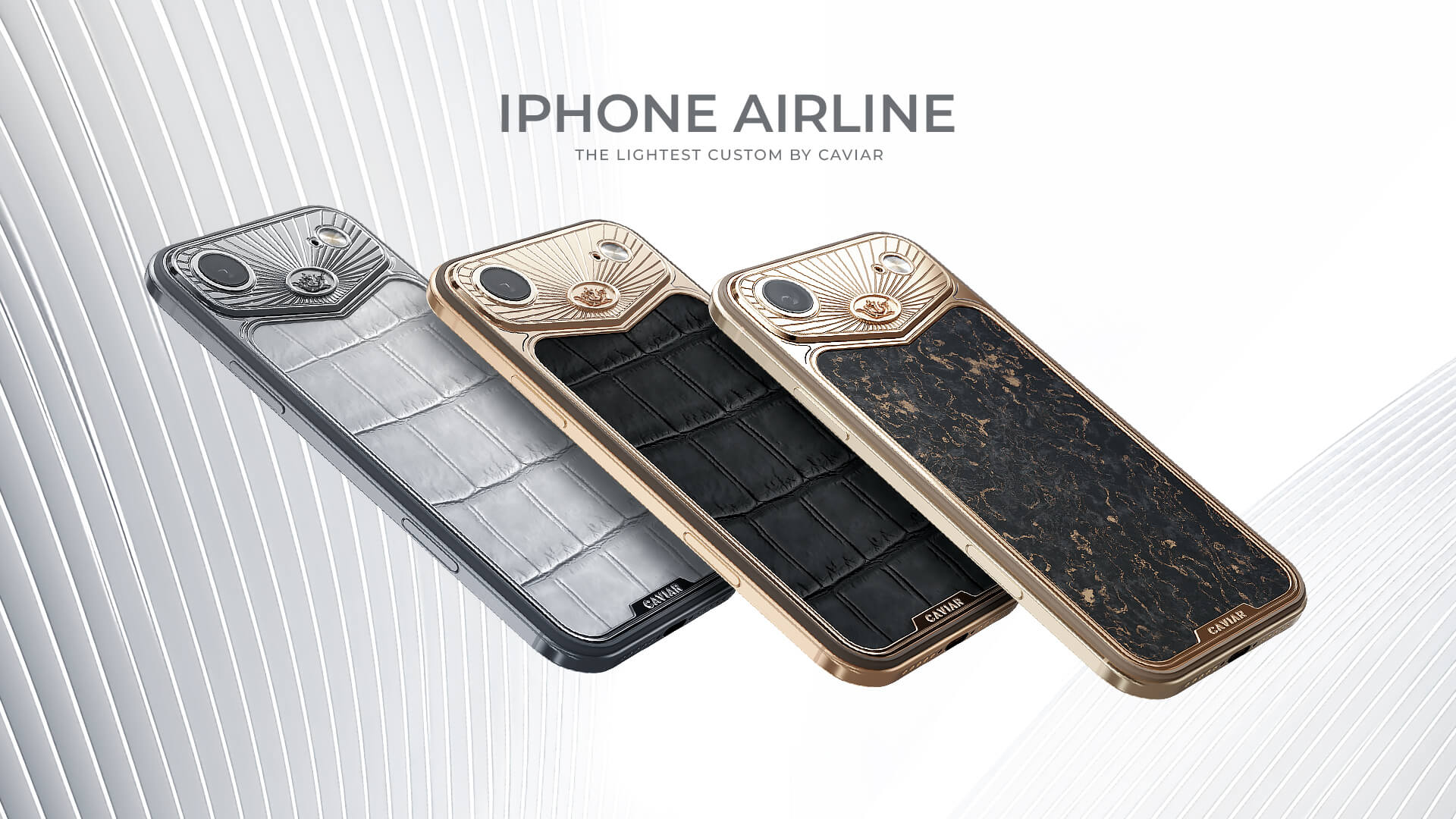 Caviar unveils its lightest creation yet — the new iPhone Air.
