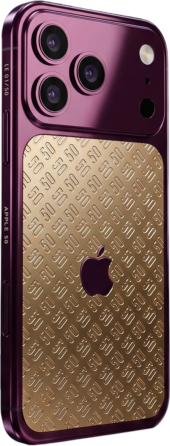 Custom iPhone 18 Pro Caviar Gold Wine