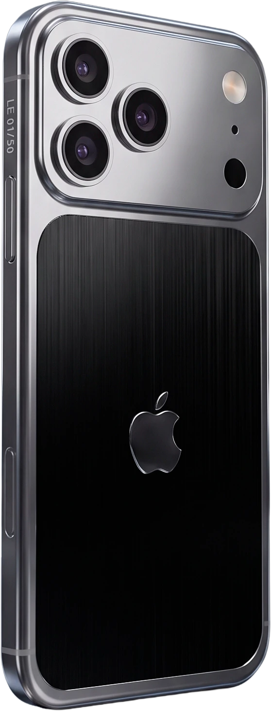 Custom iPhone 18 Pro Caviar Titanium Grey